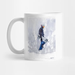 Snowboarder Abstract. For snowboard lovers. Mug